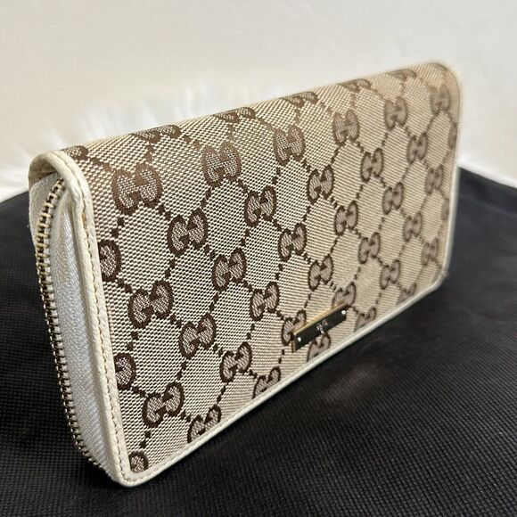 💯Authentic Gucci Zipped Around Long Wallet🍀 - Picture 4 of 16